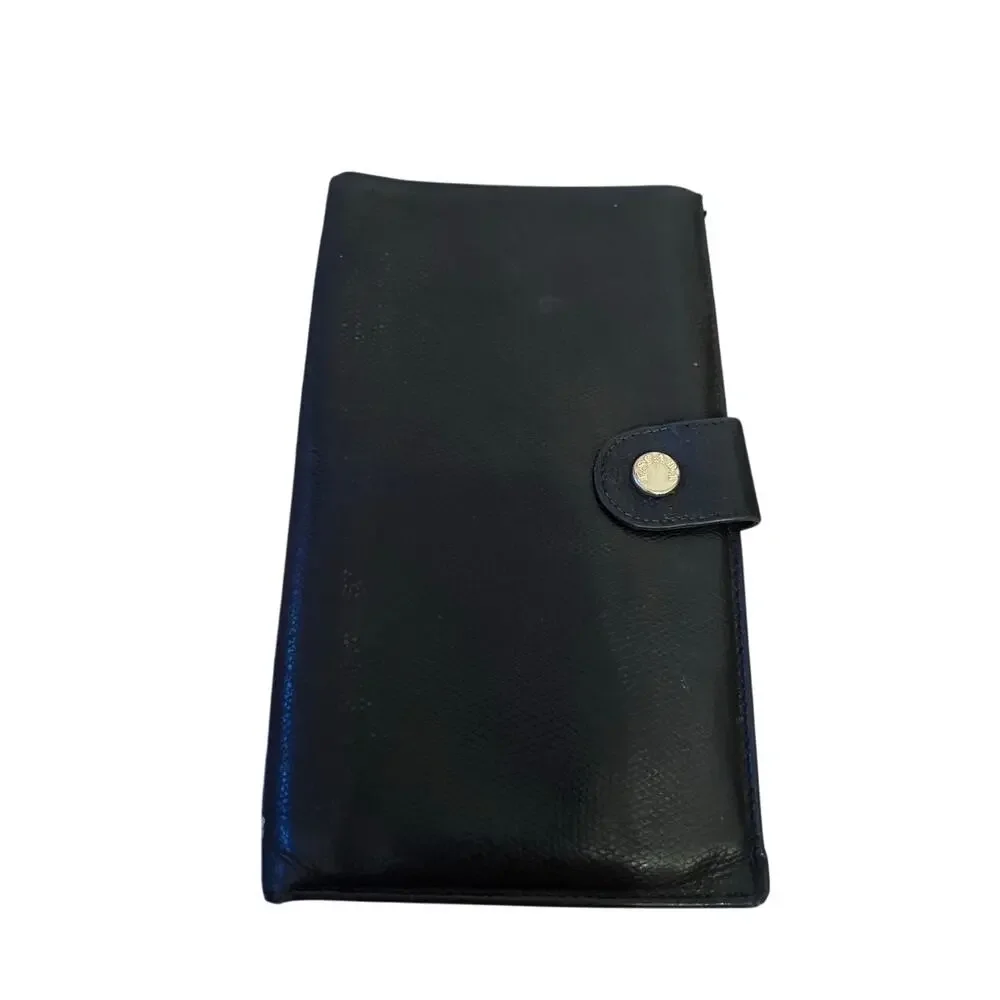 ESCADA Black Vintage Leather Wallet